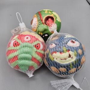 Mutant Monsters High Bounce Balls Target Like Slobulus Set Of 3 Creepy Madballs
